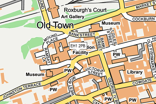 EH1 2PB map - OS OpenMap – Local (Ordnance Survey) EH1 2PB map - OS OpenMap – Local (Ordnance Survey)