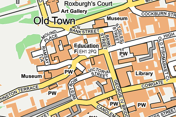 EH1 2PQ map - OS OpenMap – Local (Ordnance Survey) EH1 2PQ map - OS OpenMap – Local (Ordnance Survey)