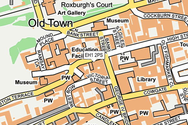 EH1 2PS map - OS OpenMap – Local (Ordnance Survey) EH1 2PS map - OS OpenMap – Local (Ordnance Survey)