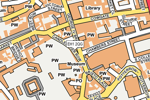 EH1 2QG map - OS OpenMap – Local (Ordnance Survey) EH1 2QG map - OS OpenMap – Local (Ordnance Survey)