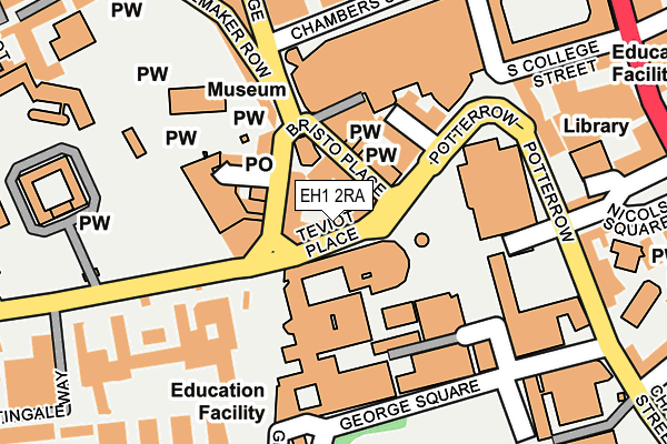 EH1 2RA map - OS OpenMap – Local (Ordnance Survey) EH1 2RA map - OS OpenMap – Local (Ordnance Survey)