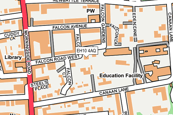 EH10 4AQ map - OS OpenMap – Local (Ordnance Survey) EH10 4AQ map - OS OpenMap – Local (Ordnance Survey)