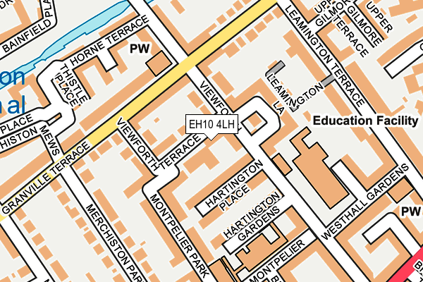 EH10 4LH map - OS OpenMap – Local (Ordnance Survey) EH10 4LH map - OS OpenMap – Local (Ordnance Survey)