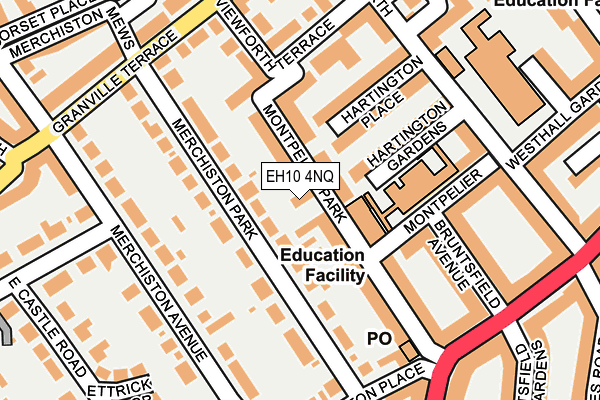 EH10 4NQ map - OS OpenMap – Local (Ordnance Survey) EH10 4NQ map - OS OpenMap – Local (Ordnance Survey)