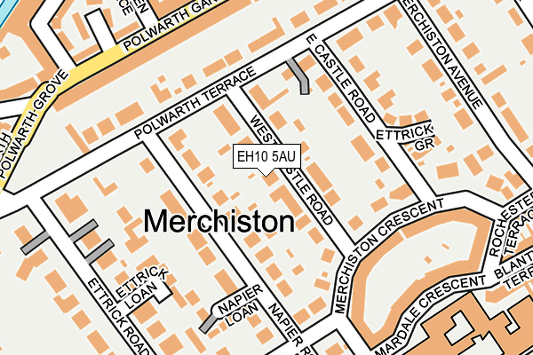 EH10 5AU map - OS OpenMap – Local (Ordnance Survey) EH10 5AU map - OS OpenMap – Local (Ordnance Survey)