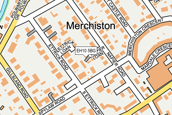 EH10 5BG map - OS OpenMap – Local (Ordnance Survey) EH10 5BG map - OS OpenMap – Local (Ordnance Survey)