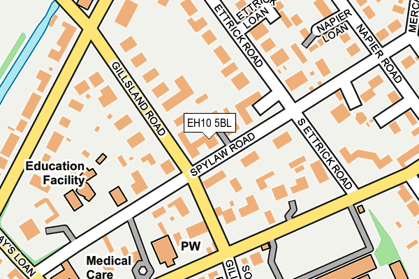 EH10 5BL map - OS OpenMap – Local (Ordnance Survey) EH10 5BL map - OS OpenMap – Local (Ordnance Survey)