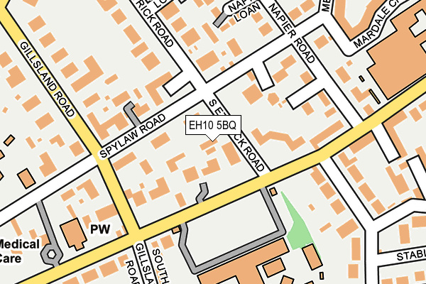 EH10 5BQ map - OS OpenMap – Local (Ordnance Survey) EH10 5BQ map - OS OpenMap – Local (Ordnance Survey)