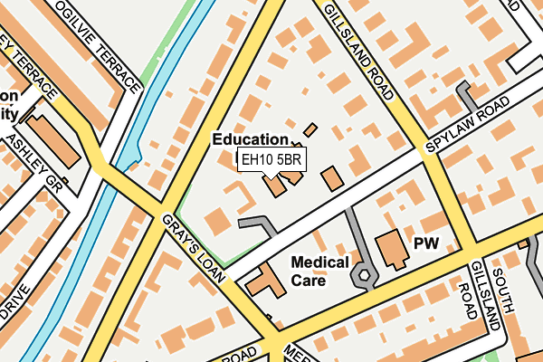 EH10 5BR map - OS OpenMap – Local (Ordnance Survey) EH10 5BR map - OS OpenMap – Local (Ordnance Survey)