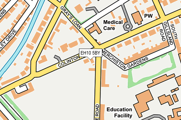 EH10 5BY map - OS OpenMap – Local (Ordnance Survey) EH10 5BY map - OS OpenMap – Local (Ordnance Survey)