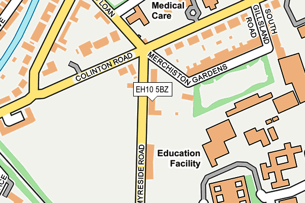 EH10 5BZ map - OS OpenMap – Local (Ordnance Survey) EH10 5BZ map - OS OpenMap – Local (Ordnance Survey)