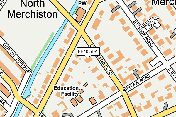 EH10 5DA map - OS OpenMap – Local (Ordnance Survey) EH10 5DA map - OS OpenMap – Local (Ordnance Survey)