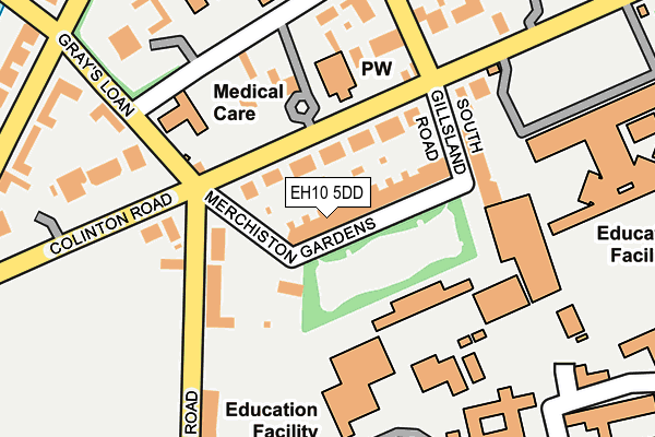 EH10 5DD map - OS OpenMap – Local (Ordnance Survey) EH10 5DD map - OS OpenMap – Local (Ordnance Survey)