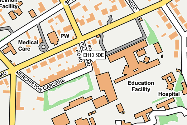 EH10 5DE map - OS OpenMap – Local (Ordnance Survey) EH10 5DE map - OS OpenMap – Local (Ordnance Survey)