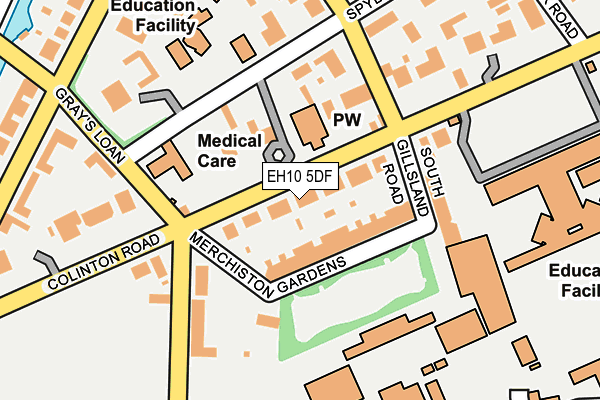 EH10 5DF map - OS OpenMap – Local (Ordnance Survey) EH10 5DF map - OS OpenMap – Local (Ordnance Survey)