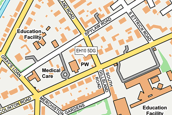 EH10 5DG map - OS OpenMap – Local (Ordnance Survey) EH10 5DG map - OS OpenMap – Local (Ordnance Survey)
