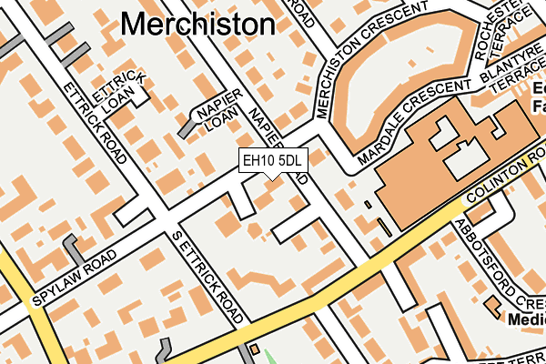 EH10 5DL map - OS OpenMap – Local (Ordnance Survey) EH10 5DL map - OS OpenMap – Local (Ordnance Survey)