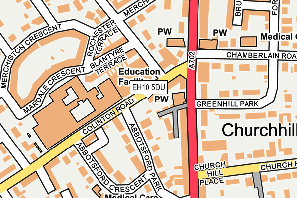 EH10 5DU map - OS OpenMap – Local (Ordnance Survey) EH10 5DU map - OS OpenMap – Local (Ordnance Survey)