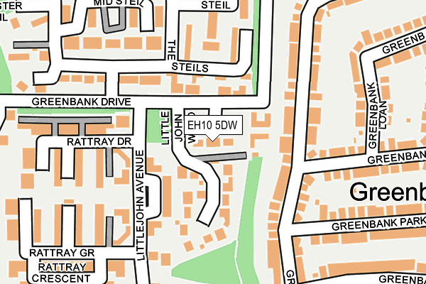 EH10 5DW map - OS OpenMap – Local (Ordnance Survey) EH10 5DW map - OS OpenMap – Local (Ordnance Survey)