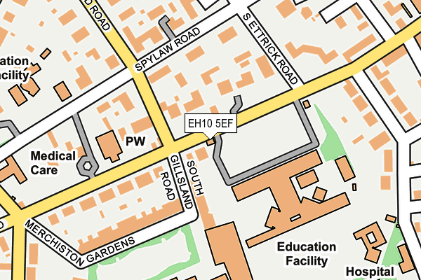 EH10 5EF map - OS OpenMap – Local (Ordnance Survey) EH10 5EF map - OS OpenMap – Local (Ordnance Survey)