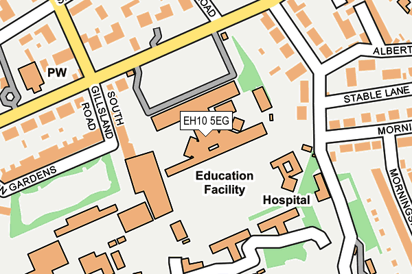 EH10 5EG map - OS OpenMap – Local (Ordnance Survey) EH10 5EG map - OS OpenMap – Local (Ordnance Survey)