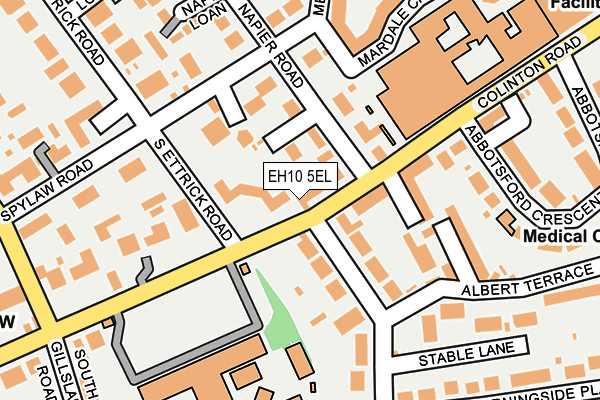 EH10 5EL map - OS OpenMap – Local (Ordnance Survey) EH10 5EL map - OS OpenMap – Local (Ordnance Survey)