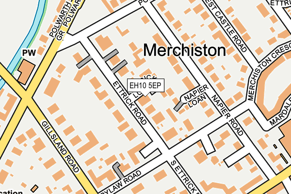 EH10 5EP map - OS OpenMap – Local (Ordnance Survey) EH10 5EP map - OS OpenMap – Local (Ordnance Survey)