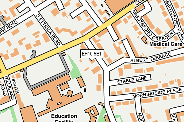 EH10 5ET map - OS OpenMap – Local (Ordnance Survey) EH10 5ET map - OS OpenMap – Local (Ordnance Survey)
