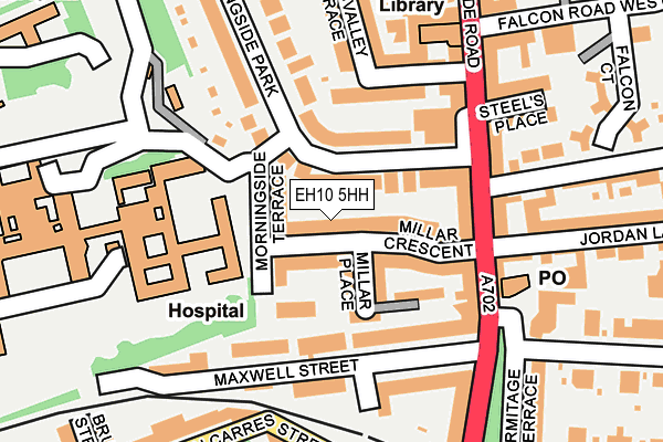 EH10 5HH map - OS OpenMap – Local (Ordnance Survey) EH10 5HH map - OS OpenMap – Local (Ordnance Survey)