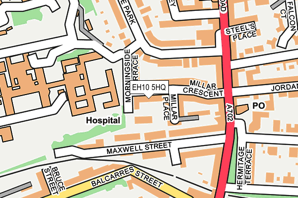 EH10 5HQ map - OS OpenMap – Local (Ordnance Survey) EH10 5HQ map - OS OpenMap – Local (Ordnance Survey)