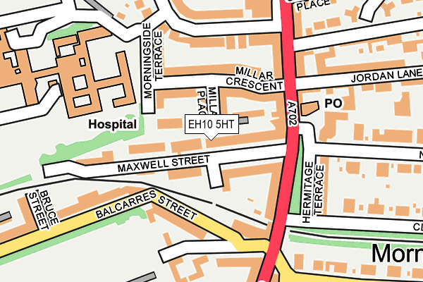 EH10 5HT map - OS OpenMap – Local (Ordnance Survey) EH10 5HT map - OS OpenMap – Local (Ordnance Survey)