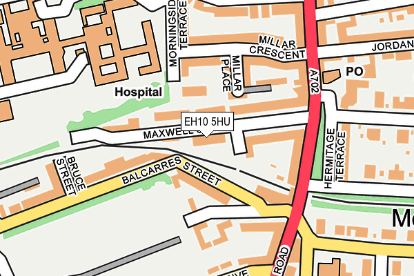 EH10 5HU map - OS OpenMap – Local (Ordnance Survey) EH10 5HU map - OS OpenMap – Local (Ordnance Survey)
