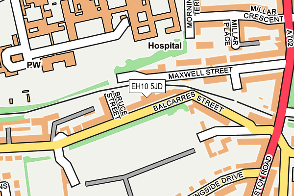 EH10 5JD map - OS OpenMap – Local (Ordnance Survey) EH10 5JD map - OS OpenMap – Local (Ordnance Survey)