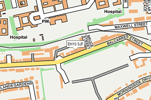 EH10 5JF map - OS OpenMap – Local (Ordnance Survey) EH10 5JF map - OS OpenMap – Local (Ordnance Survey)