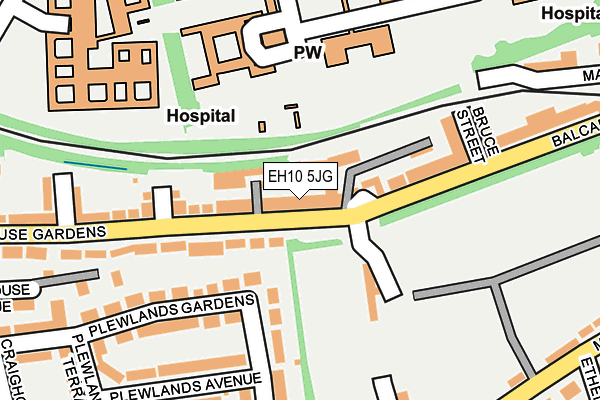 EH10 5JG map - OS OpenMap – Local (Ordnance Survey) EH10 5JG map - OS OpenMap – Local (Ordnance Survey)
