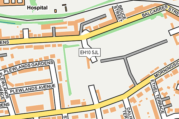 EH10 5JL map - OS OpenMap – Local (Ordnance Survey) EH10 5JL map - OS OpenMap – Local (Ordnance Survey)
