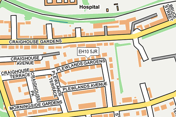 EH10 5JR map - OS OpenMap – Local (Ordnance Survey) EH10 5JR map - OS OpenMap – Local (Ordnance Survey)