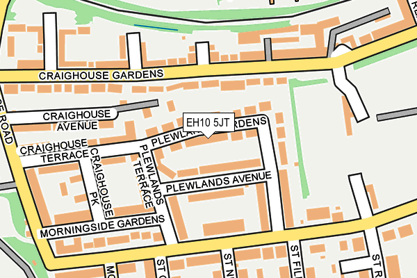 EH10 5JT map - OS OpenMap – Local (Ordnance Survey) EH10 5JT map - OS OpenMap – Local (Ordnance Survey)