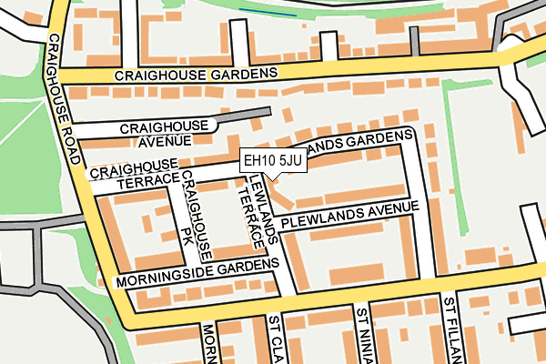 EH10 5JU map - OS OpenMap – Local (Ordnance Survey) EH10 5JU map - OS OpenMap – Local (Ordnance Survey)