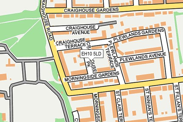 EH10 5LD map - OS OpenMap – Local (Ordnance Survey) EH10 5LD map - OS OpenMap – Local (Ordnance Survey)