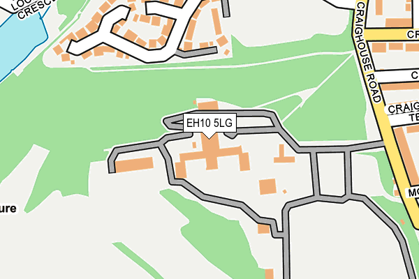 EH10 5LG map - OS OpenMap – Local (Ordnance Survey) EH10 5LG map - OS OpenMap – Local (Ordnance Survey)