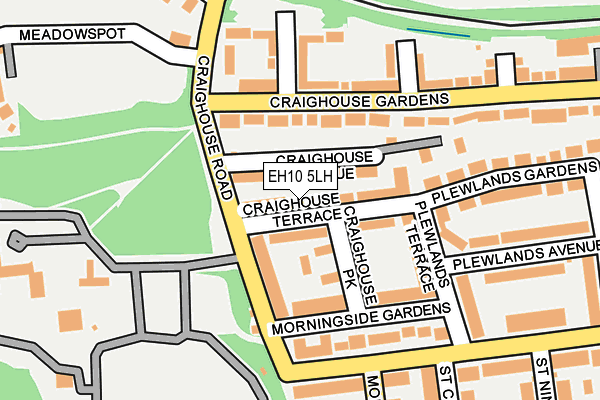 EH10 5LH map - OS OpenMap – Local (Ordnance Survey) EH10 5LH map - OS OpenMap – Local (Ordnance Survey)