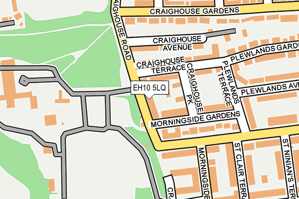 EH10 5LQ map - OS OpenMap – Local (Ordnance Survey) EH10 5LQ map - OS OpenMap – Local (Ordnance Survey)