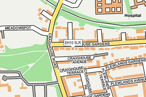 EH10 5LR map - OS OpenMap – Local (Ordnance Survey) EH10 5LR map - OS OpenMap – Local (Ordnance Survey)