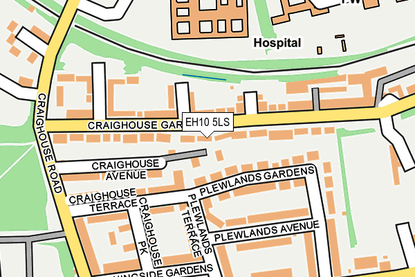 EH10 5LS map - OS OpenMap – Local (Ordnance Survey) EH10 5LS map - OS OpenMap – Local (Ordnance Survey)