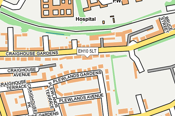 EH10 5LT map - OS OpenMap – Local (Ordnance Survey) EH10 5LT map - OS OpenMap – Local (Ordnance Survey)