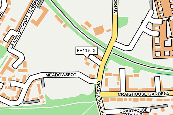 EH10 5LX map - OS OpenMap – Local (Ordnance Survey) EH10 5LX map - OS OpenMap – Local (Ordnance Survey)