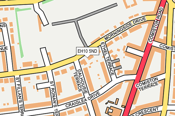 EH10 5ND map - OS OpenMap – Local (Ordnance Survey) EH10 5ND map - OS OpenMap – Local (Ordnance Survey)