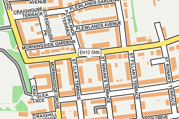 EH10 5NN map - OS OpenMap – Local (Ordnance Survey) EH10 5NN map - OS OpenMap – Local (Ordnance Survey)