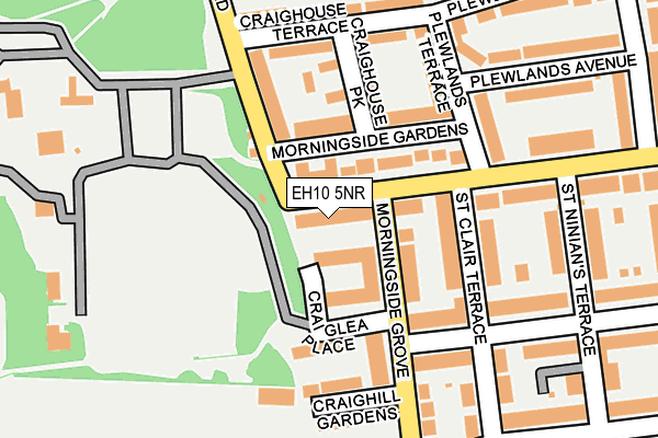 EH10 5NR map - OS OpenMap – Local (Ordnance Survey) EH10 5NR map - OS OpenMap – Local (Ordnance Survey)